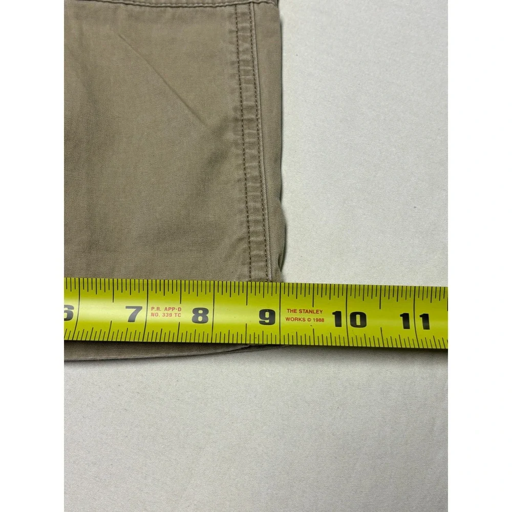VTG Y2K Polo Ralph‎ Lauren Mens Cargo Pants Khaki Tan Size 16 W28XL28
